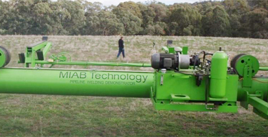 MIAB welding demonstration machine